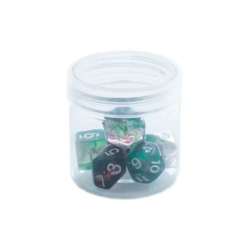 7-Dice Set (Green/Purple)